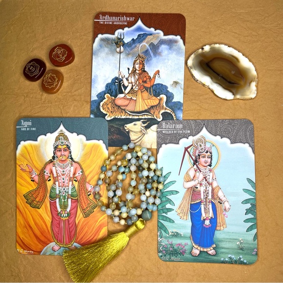 Gods and Goddesses: Mantras, Blessings and Meditations Card Deck LIKE NEW - Picture 3 of 4